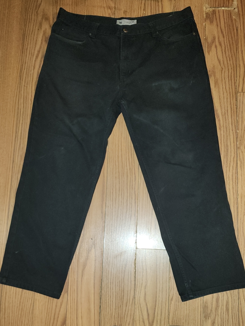 Men's 42x30 Black Chino Pants – Straight Fit